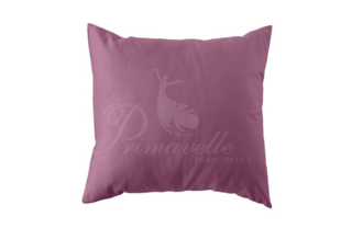 Наволочка из однотонного сатина на молнии лиловая, размер 52x74