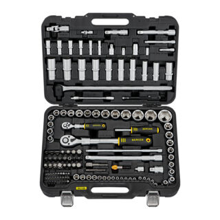 Универсальный набор инструментов BERGER 135 предмет ½” - ¼” «БЕРНАУ» BG135-1214