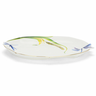 6202 FISSMAN Блюдо DRAGON FLY 34,5х24,5х3,5см (фарфор)