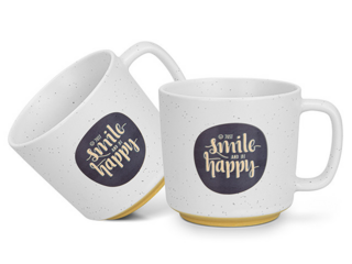 3727 FISSMAN Набор из 2-х кружек 490 мл SMILE HAPPY (фарфор)