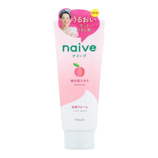 674418 Kracie "Naive"  Пенка для умывания с экстрактом листьев персика 130гр 1/36