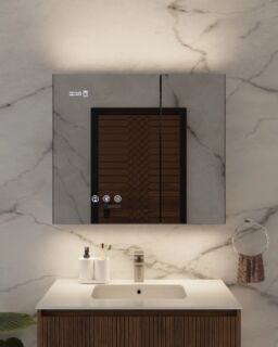 Зеркальный шкаф с подсветкой Winter Glamour 80, AWG08070MC