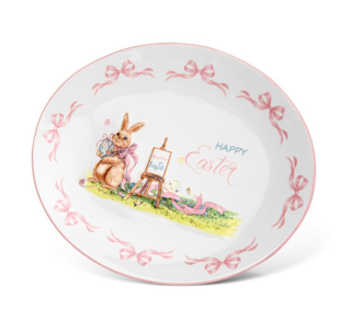 0432 FISSMAN Тарелка овальная 31х25см (доломит)