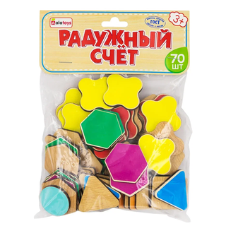 Счетный материал Радужный счет, развивающая игрушка для детей, арт. СЧМ3003