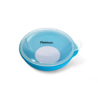 7168 FISSMAN Миска 11x4см / 180мл с теркой (силикон, пластик)