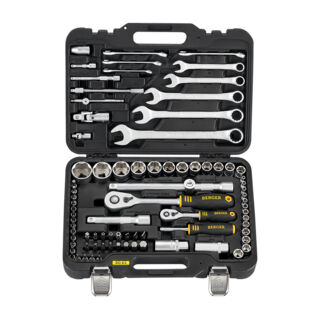 Универсальный набор инструментов BERGER 82 предмета ½” - ¼” «ЭШБОРН» BG082-1214