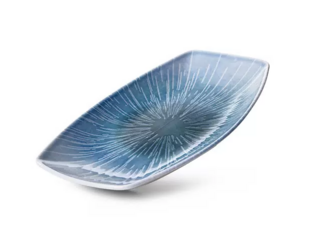 3959 FISSMAN Блюдо овальное NAPOLI 33x18 см, цвет зеленый (фарфор)