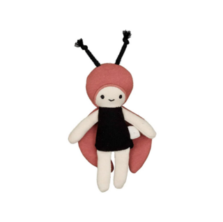 Текстильная кукла Fabelab "Божья коровка", мульти, 12 см