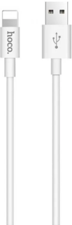 USB кабель HOCO X1 Rapid Lightning 8-pin, 3м, PVC (белый)