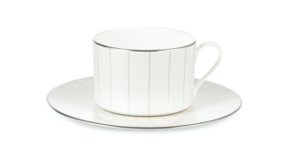 Чашка чайная с блюдцем Narumi Великолепие 270 мл, фарфор костяной