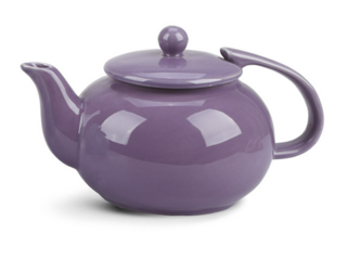 9514 FISSMAN Чайник заварочный 750мл с ситечком, цвет Сиреневый (керамика)