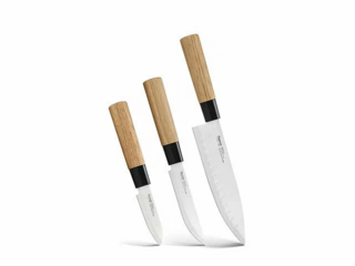 12060 FISSMAN Набор ножей FUJITA 3 пр. (420J2 сталь)