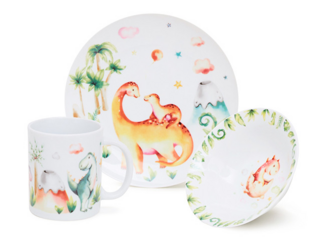 14182 FISSMAN Набор посуды 3 пр.(фарфор)