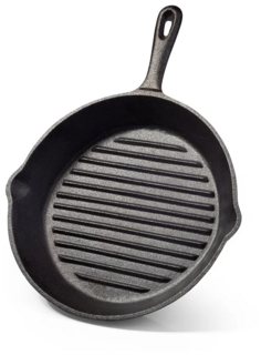 4067 FISSMAN Сковорода-гриль 18x4,4см (чугун)