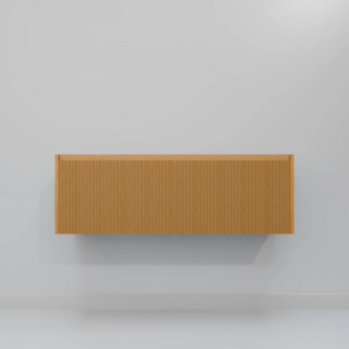 Тумба под раковину подвесная Elizabeth 120 Белый дуб  AEL12W11D000