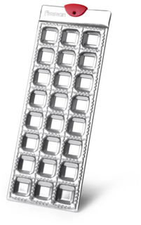 8577 FISSMAN Форма для равиоли - 24 квадратные ячейки 35мм (алюминий)