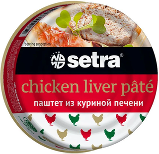Setra Паштет из куриной печени, 100г