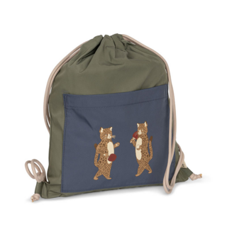 Сумка для обуви и спортивной формы Konges Slojd "Nush Olivine", оливковая