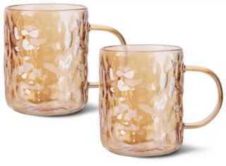 19006 FISSMAN Набор из 2-х кружек 270мл (жаропрочное цветное стекло)