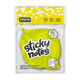 Стикеры фигурные Attache Selection Листок, 50 листов