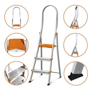 Стремянка алюминиевая Триумф 103