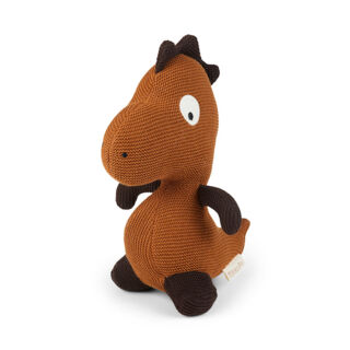 Мягкая игрушка nuuroo Динозавр Andrea, карамельный кофе
