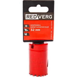 Коронка биметаллическая RedVerg 32 мм(501241)