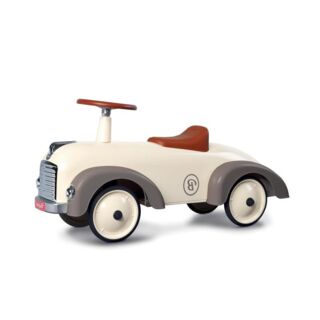 Детская машинка Baghera Speedster, молочная с серым