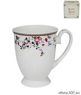 Кружка Lenardi 300 мл, фарфор, в подарочной упаковке, арт. 214-006