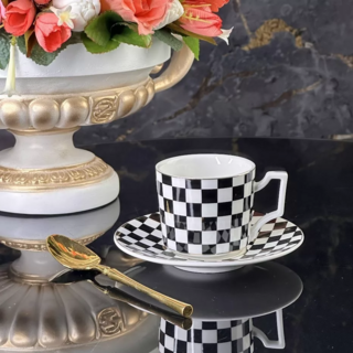 Кофейный набор Lenardi, фарфор, 12 предметов, в подарочной упаковке, арт. 244-049