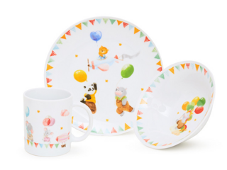 14180 FISSMAN Набор посуды 3 пр.(фарфор)