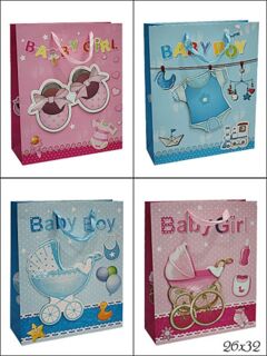 Комплект подарочных 3D пакетов Lenardi из 12 шт., 26*32 см, арт. 343-010