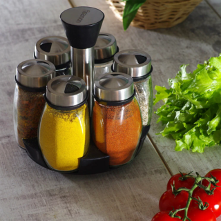 6432 FISSMAN Набор для приправ 7 пр. (стекло)