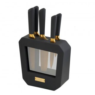 Набор ножей 5пр. на подставке в подарочной упаковке арт. 195-005