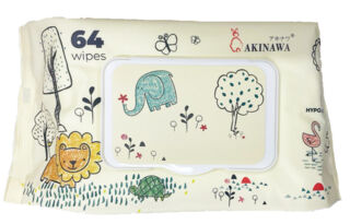 Влажные салфетки Akinawa, 64 шт.
