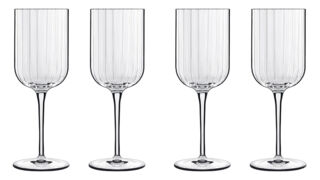 Набор бокалов для белого вина Luigi Bormioli Бах 280 мл, 4 шт, стекло хрустальное