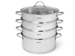 5121 FISSMAN Мантоварка BARAKAT 32x15см / 12л (нерж.сталь)