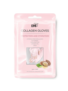 E.Mi Коллагеновые перчатки Spa, 1шт