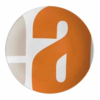 MODULO TEXTO - Тарелка десертная 20 см оранжевая фарфор (dessert plate)