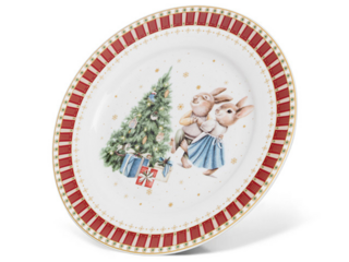 13754 FISSMAN Тарелка MIRACLE 19,5см (фарфор)