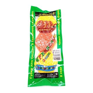 Губки для посуды Кухоньчик «Тефлончик» вакуумная упаковка, 3 шт