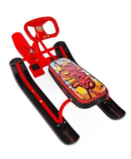 Снегокат "Тимка спорт 1+"  с граффити на красном 1/1 ТС1+/GR