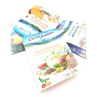 Каша Сила Алтая конопляная с куркумой и кайенским перцем, 200г