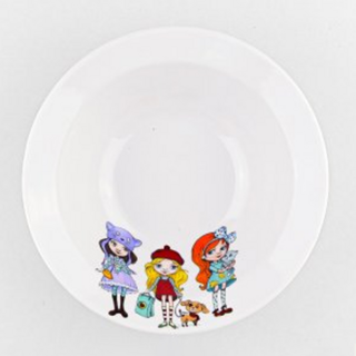 Миска Дулевский фарфор 300 мл рисунок  Девочки