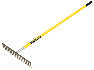 TRUPER Грабли 16 зубьев 46 см, черенок фибергласс 17894