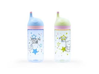 6861 FISSMAN Бутылка для воды 400мл, 18см (пластик)