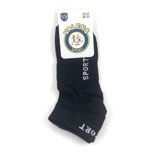 Мужские носки «VALENS»размер 40-43, короткие, черные