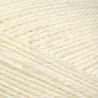 Пряжа Камтекс Шелкопряд, тон 205, белый, 100 гр, 300 м