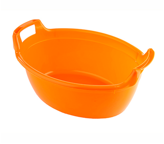 Таз пластмассовый 16,0л пищевой овальный с ручками С125