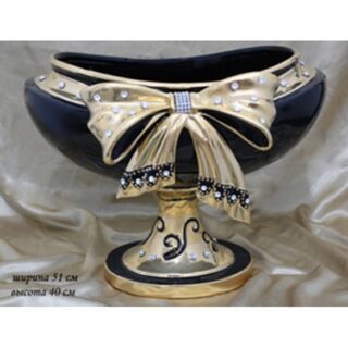 Фруктовница на ножке Lenardi 51 см в подарочной упаковке, фарфор, арт. 30-128